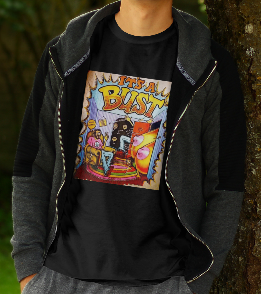 It's A Bust 1975 Zap Comix Cartoon Explosion T-Shirt