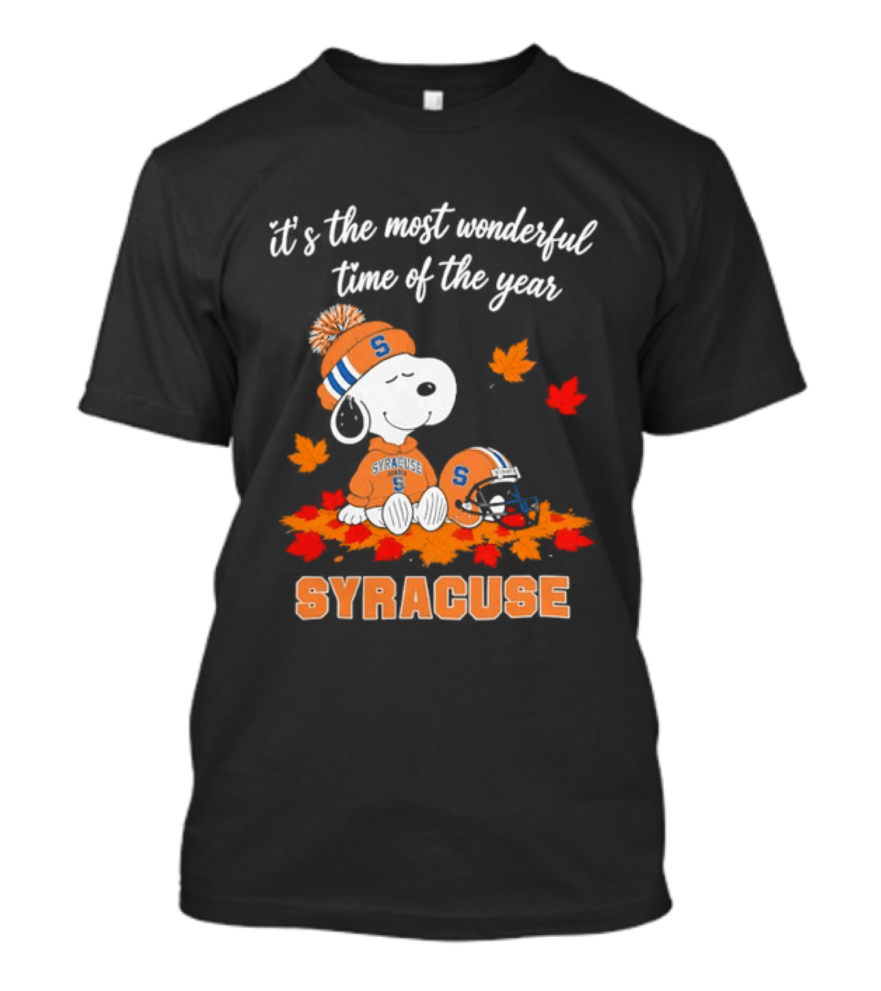 Snoopy It's The Most Wonderful Time Of The Year Syracuse T-Shirt
