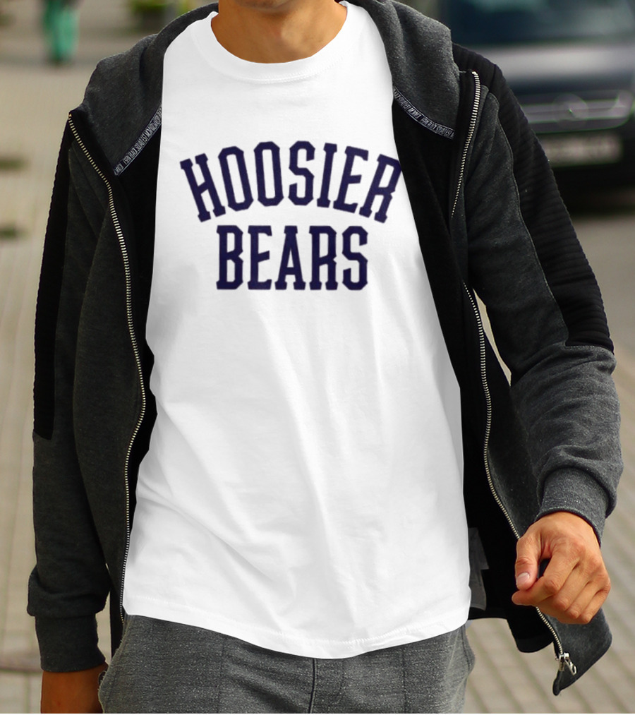 Hoosier Bears Indiana College Sports Team Fan T-Shirt