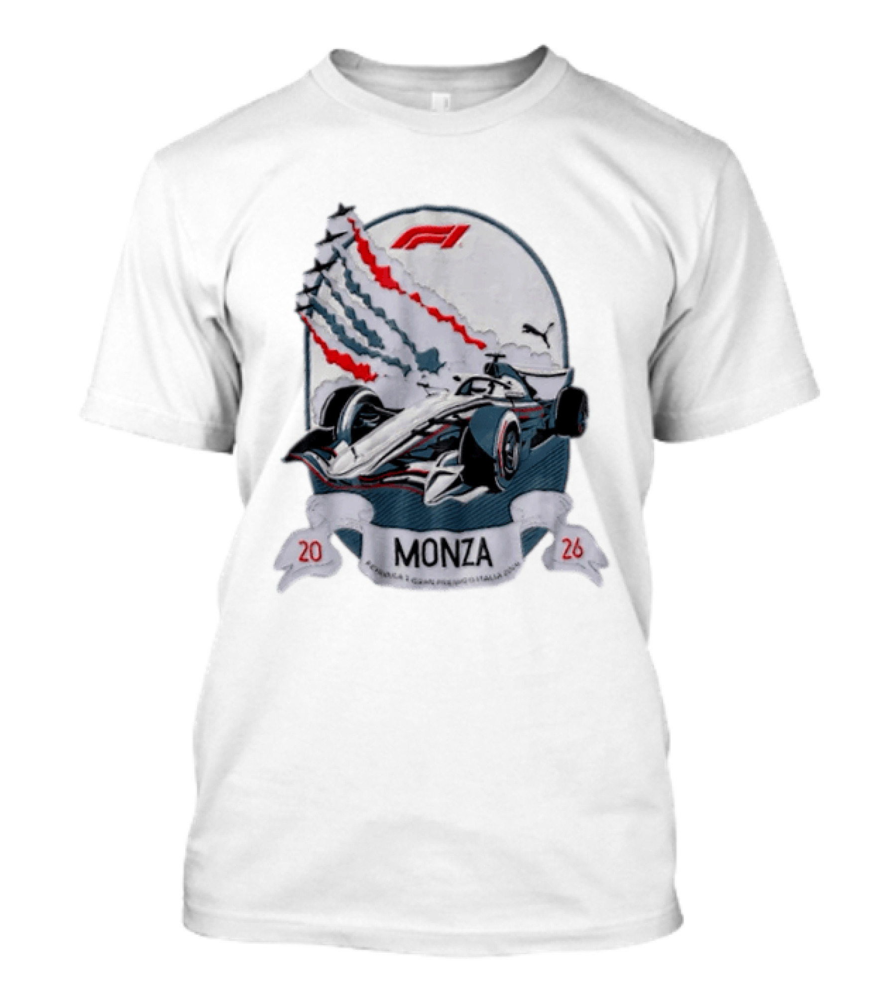 F1 Monza 2026 Italian Grand Prix Puma Racing Car T-Shirt