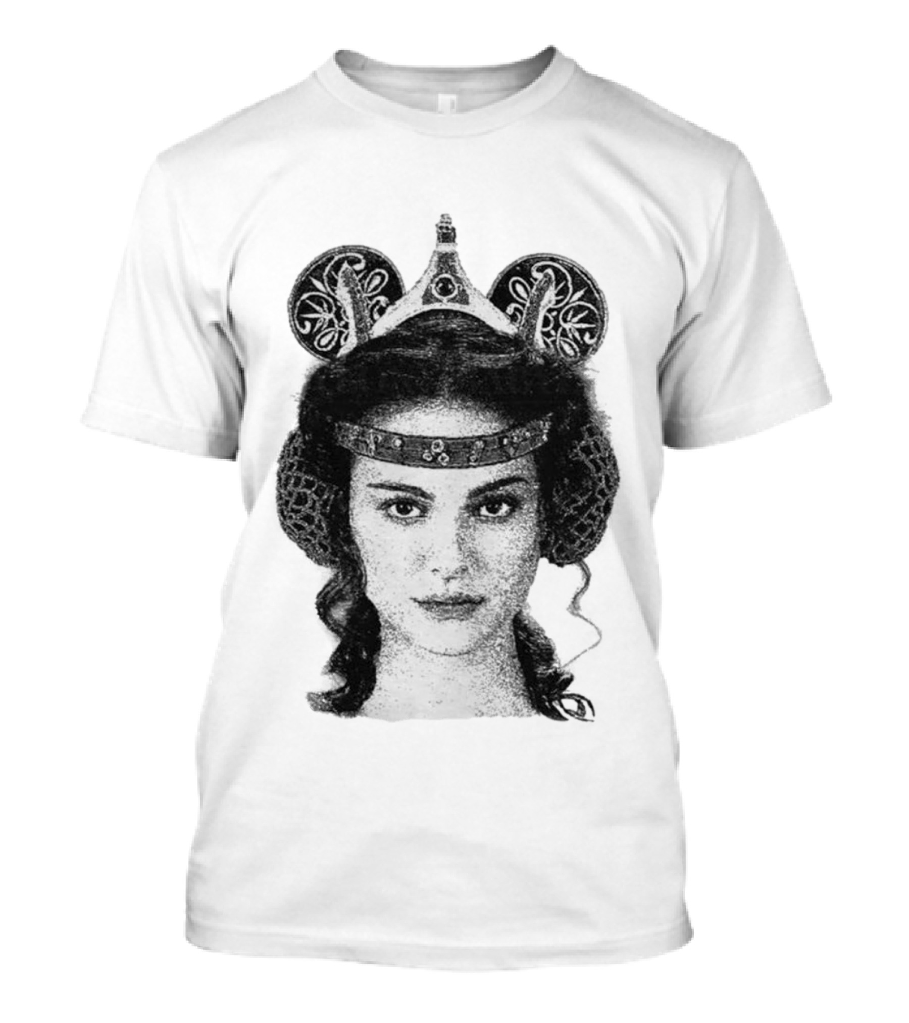 Queen Amidala Oversized Disney Mickey Ears T-Shirt