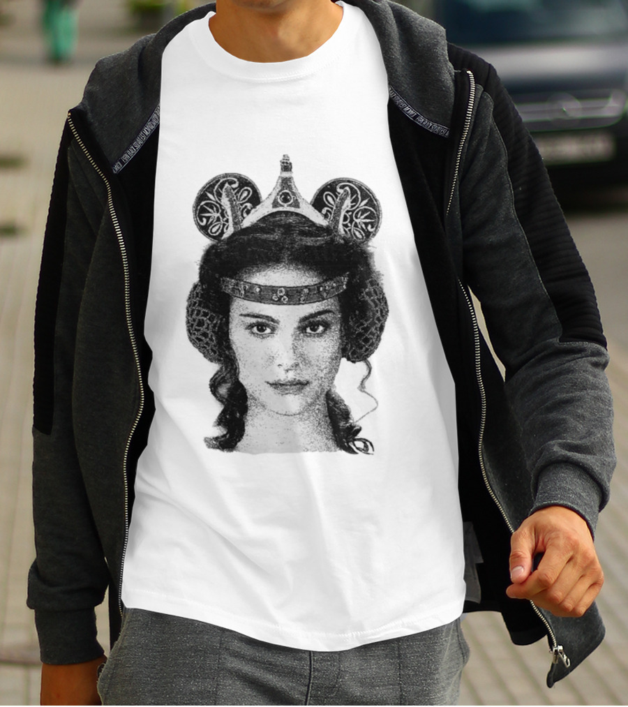 Queen Amidala Oversized Disney Mickey Ears T-Shirt