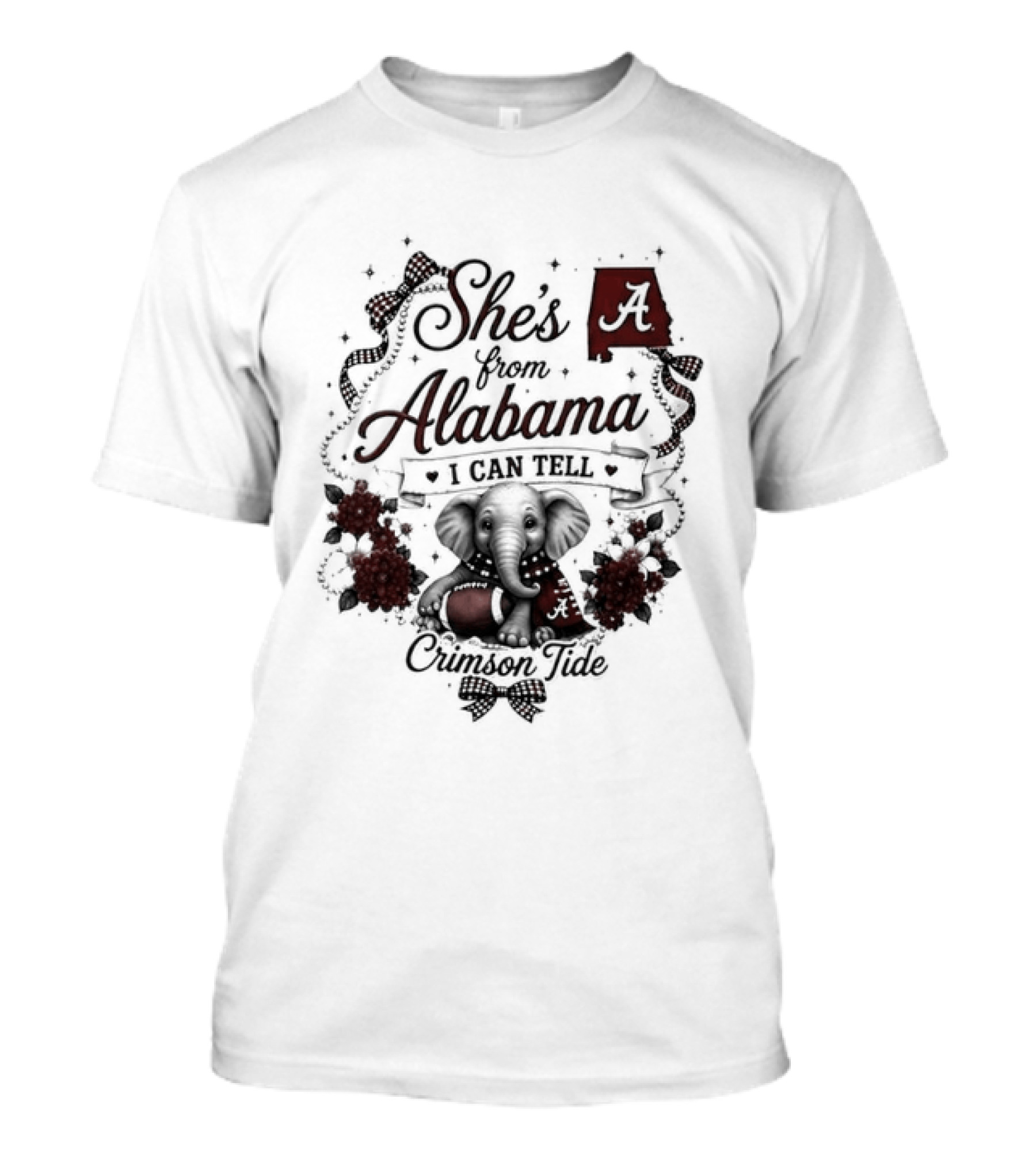 Crimson Tide She's From Alabama I Can Tell T-Shirt