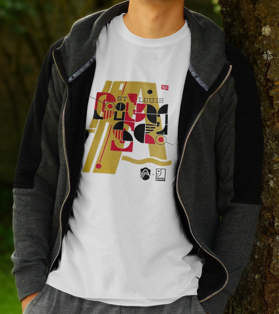 St Louis Football Limited Edition Goodwill Geometric Abstract 91 T-Shirt