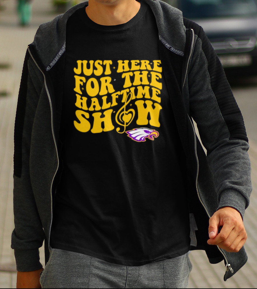 Brackenridge Just Here For The Halftime Show Eagle T-Shirt