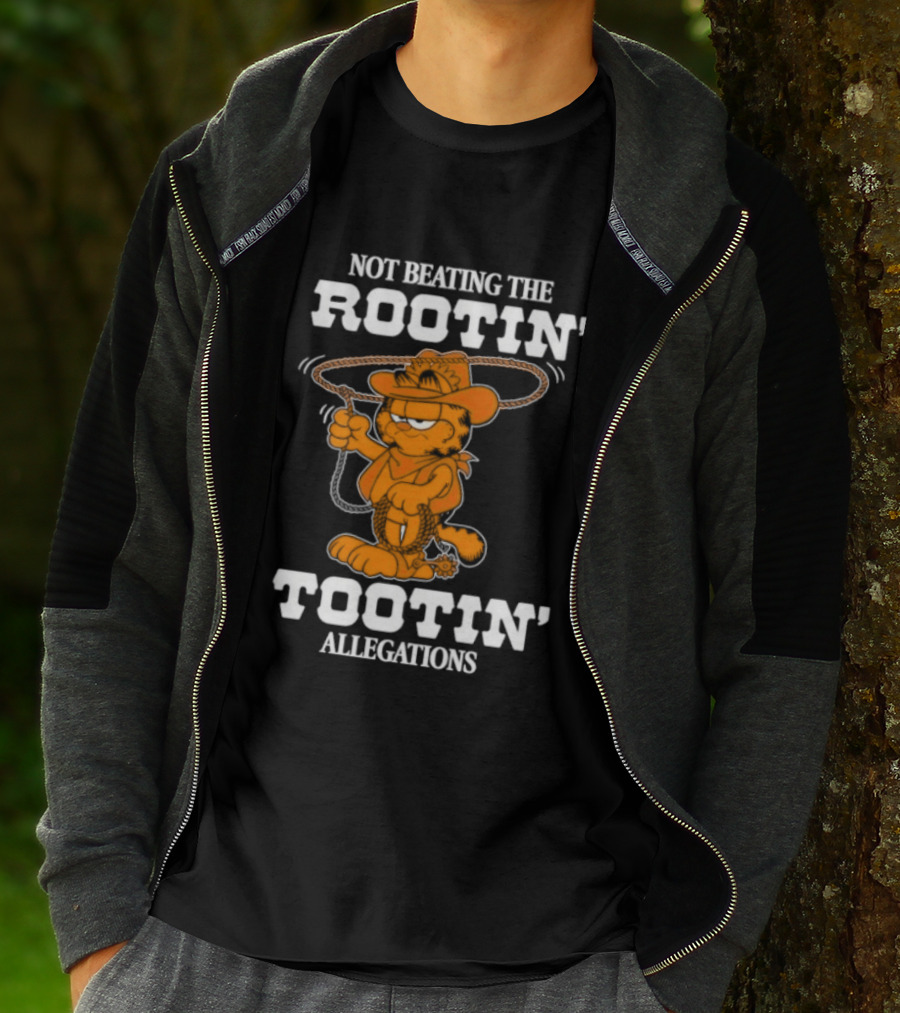 Lasagna Cat Not Beating The Rootin' Tootin' Allegations Cowboy T-Shirt