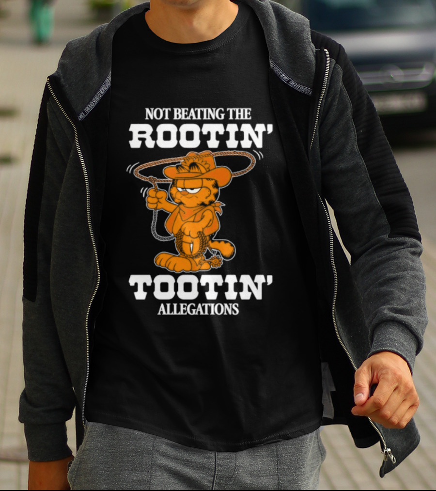 Lasagna Cat Not Beating The Rootin' Tootin' Allegations Cowboy T-Shirt