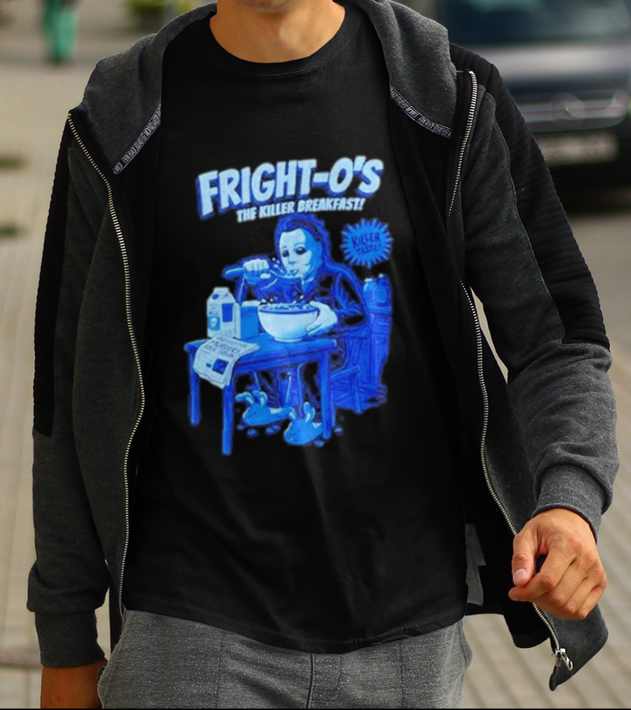 Fright O's The Killer Breakfast Cereal Halloween Michael Myers Killer Taste T-Shirt