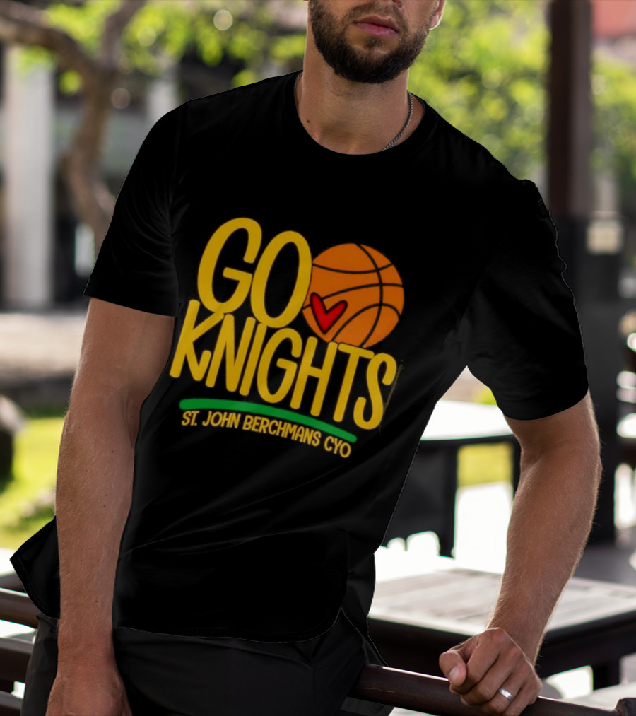 Go Knights St. John Berchmans CYO Basketball Pride T-Shirt