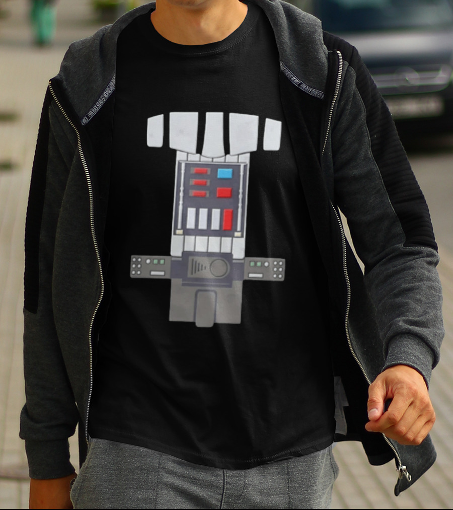 Star Wars Darth Vader Armor Chest Box Control Panel Suit Accessories T-Shirt