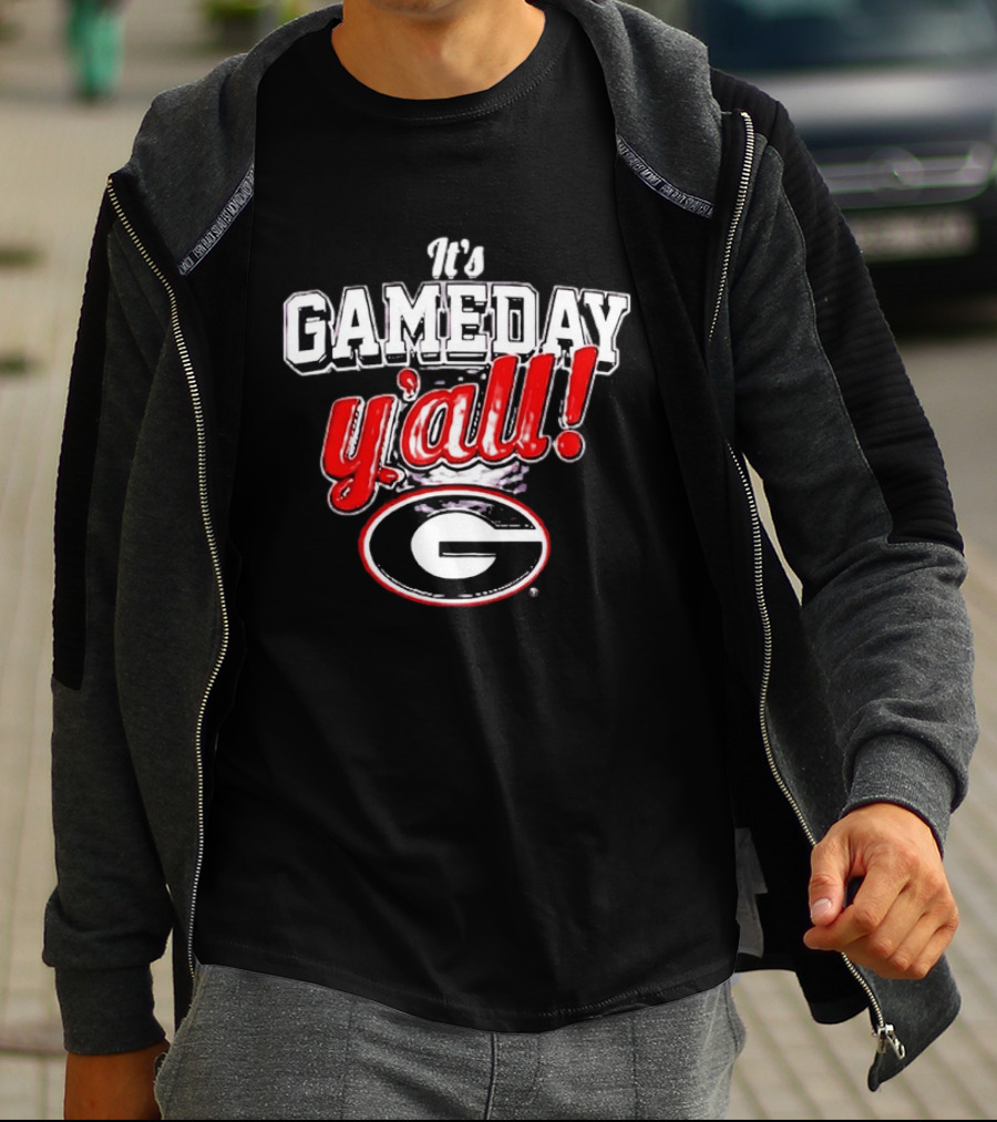 It's Gameday Y'all Georgia Bulldogs UGA Football T-Shirt