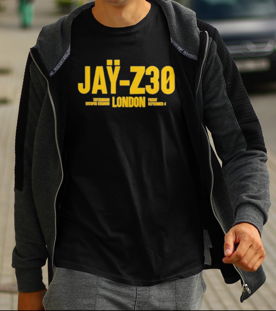Jay Z30 Tottenham Hotspur Stadium London Friday September 4 T-Shirt