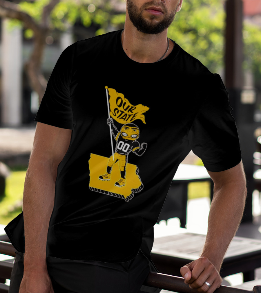 Our State Flag Iowa Beat Iowa State Sports Mascot Victory T-Shirt