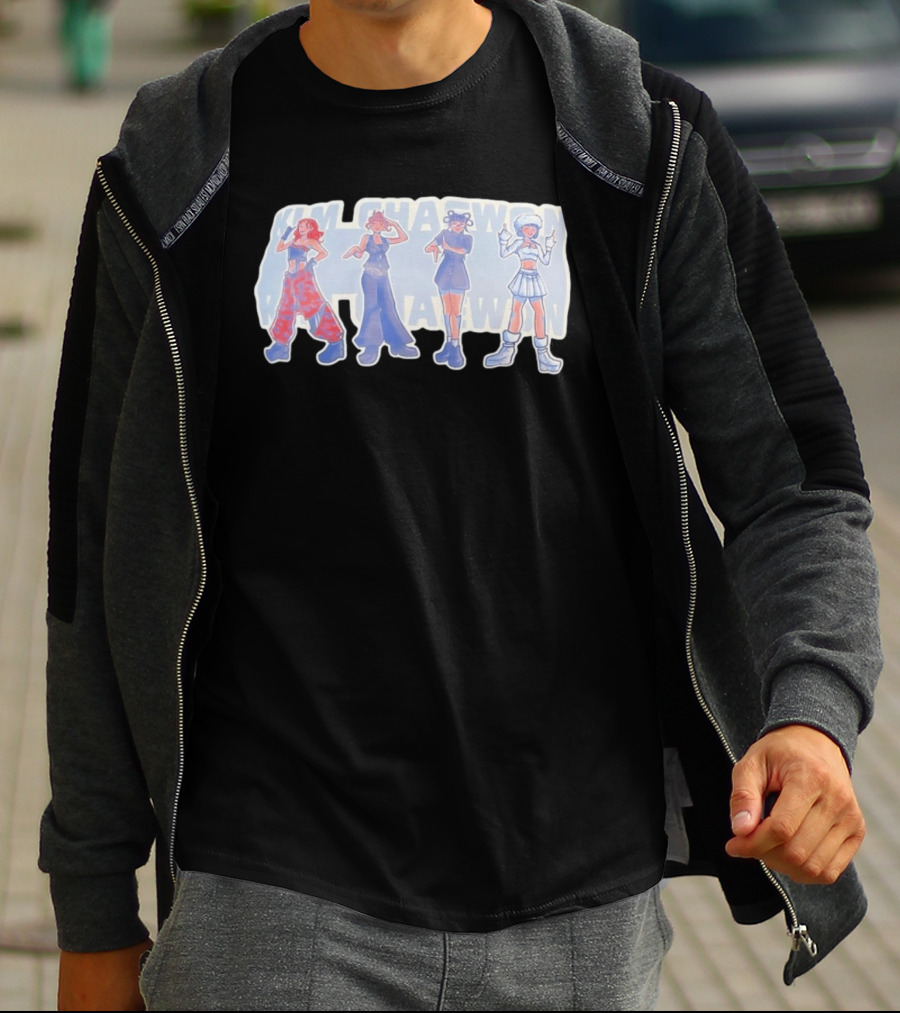 Kim Chaewon Le Sserafim K Pop Fashion Styles T-Shirt