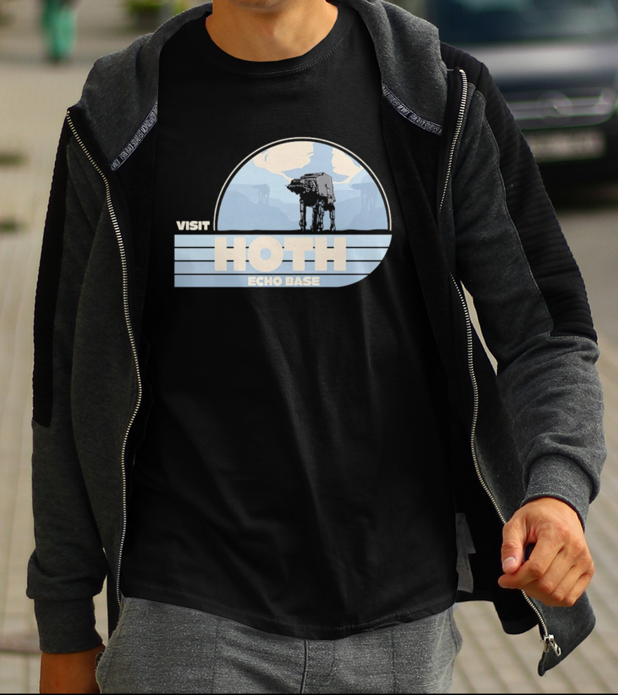 Visit Hoth Echo Base Star Wars AT AT Adventure T-Shirt