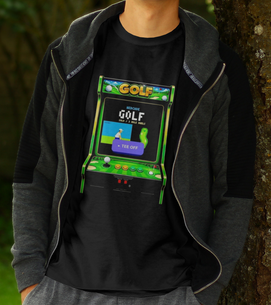 Webcade Golf Arcade Off Solo 3 Hole Duels T-Shirt