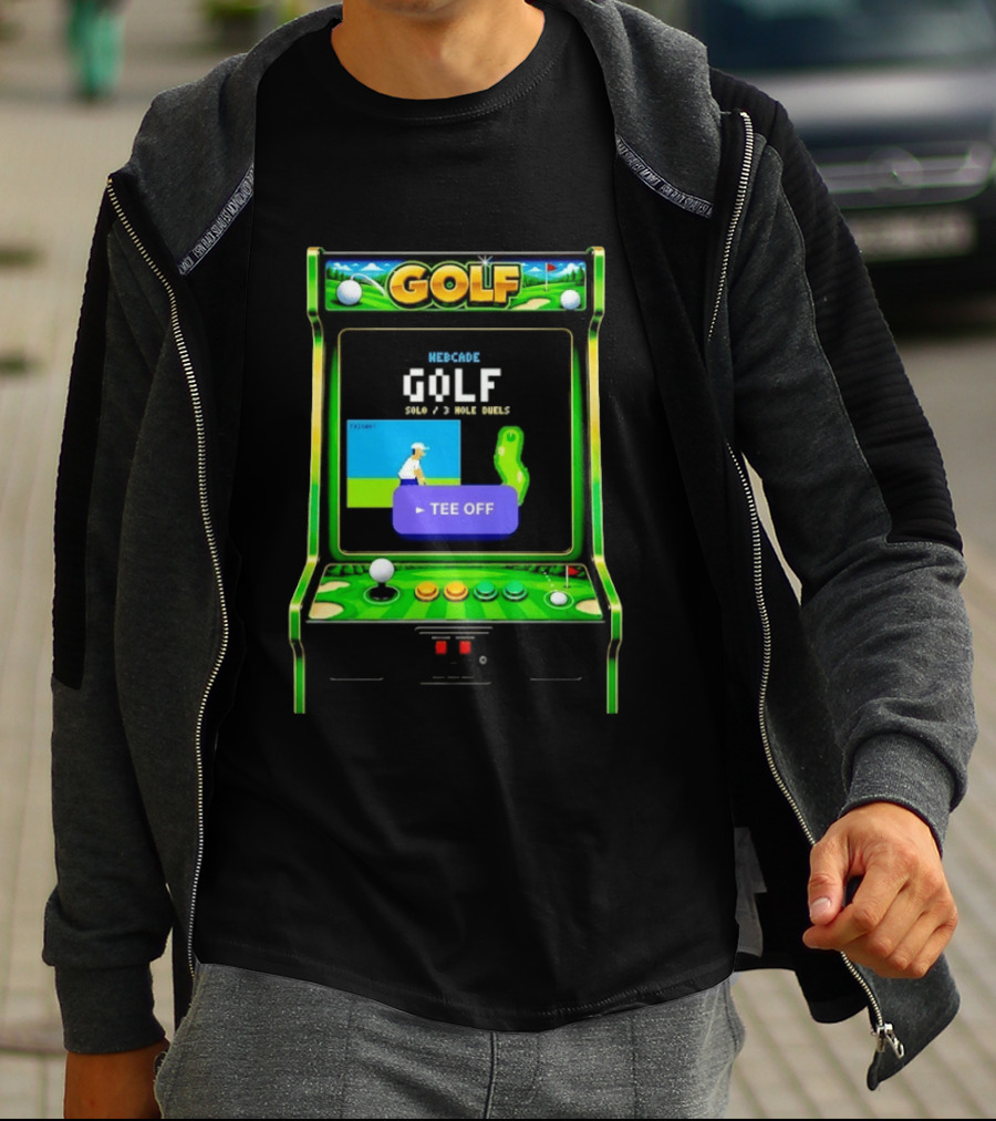 Webcade Golf Arcade Off Solo 3 Hole Duels T-Shirt