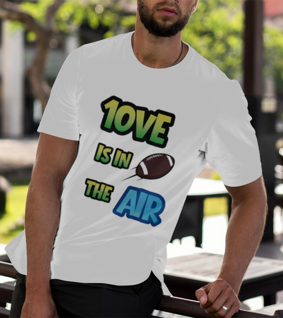 Jordan Love 1ove Is In The Air Green Bay Packers Football T-Shirt