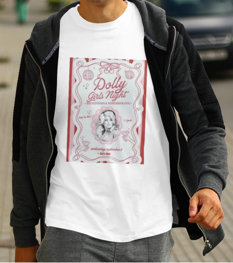 Dolly Girls Night Rhinestones And Remembrance Event 7 9 PM Wednesday September 9 On Air T-Shirt