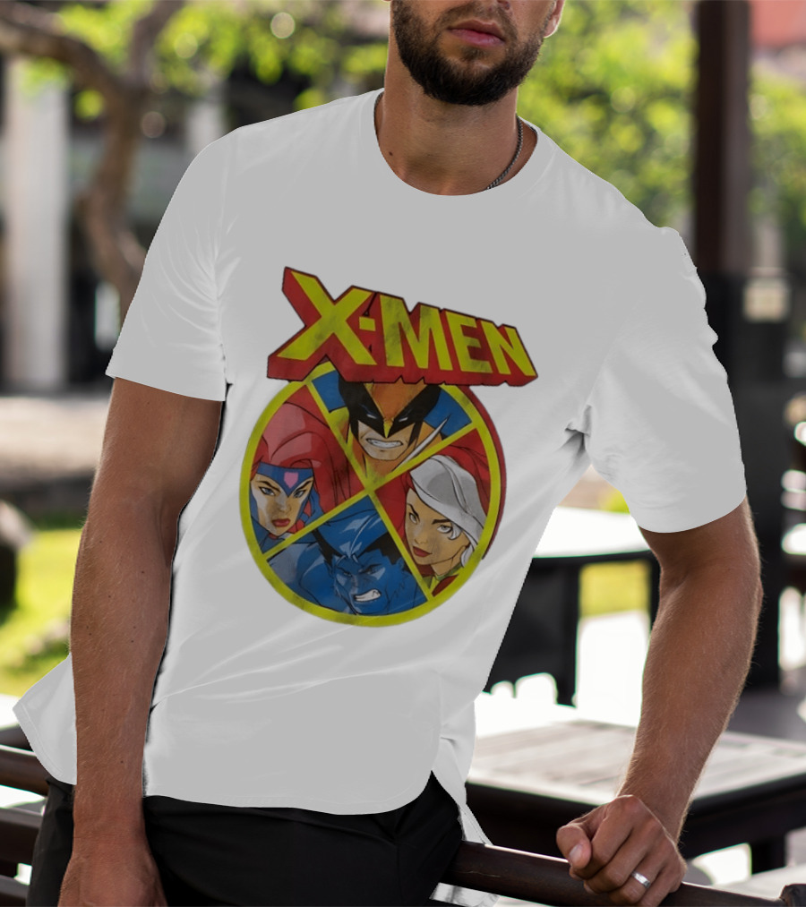 X Men Wolverine Jean Grey Rogue Beast Classic Comic Characters T-Shirt