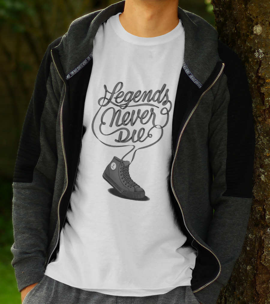 Legends Never Die High Top Classic Shoe T-Shirt