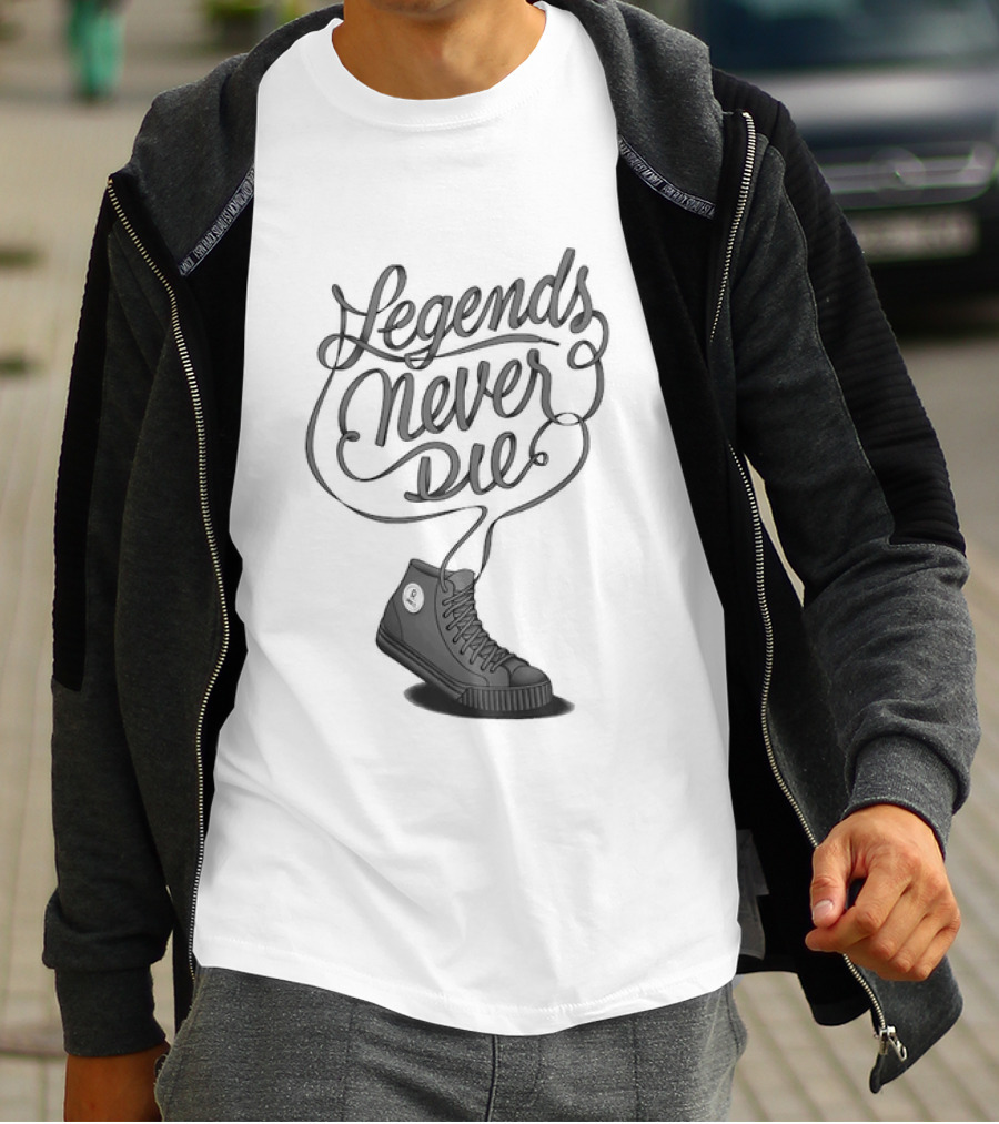 Legends Never Die High Top Classic Shoe T-Shirt