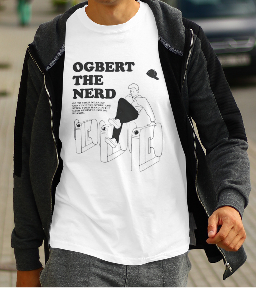 Ogbert The Nerd Convenience Store Cash Register Mischief T-Shirt
