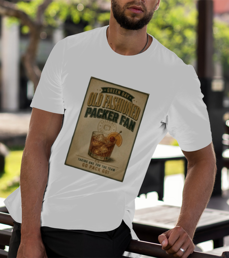 Green Bay Old Fashioned Packer Fan Taking One For The Team Go Pack Go T-Shirt
