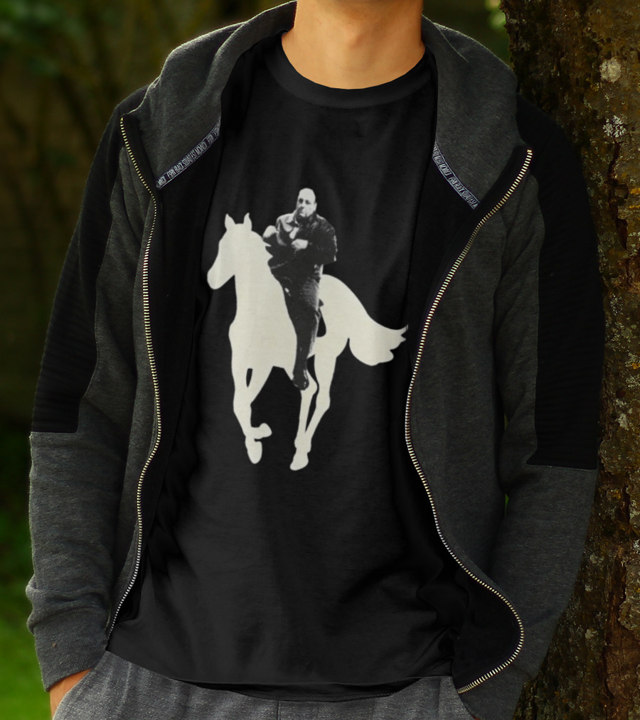 James Gandolfini The Sopranos Horse Riding T-Shirt
