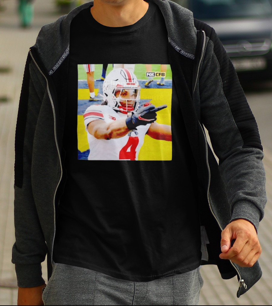 Ohio State Player Gesture Against Michigan Football T-Shirt