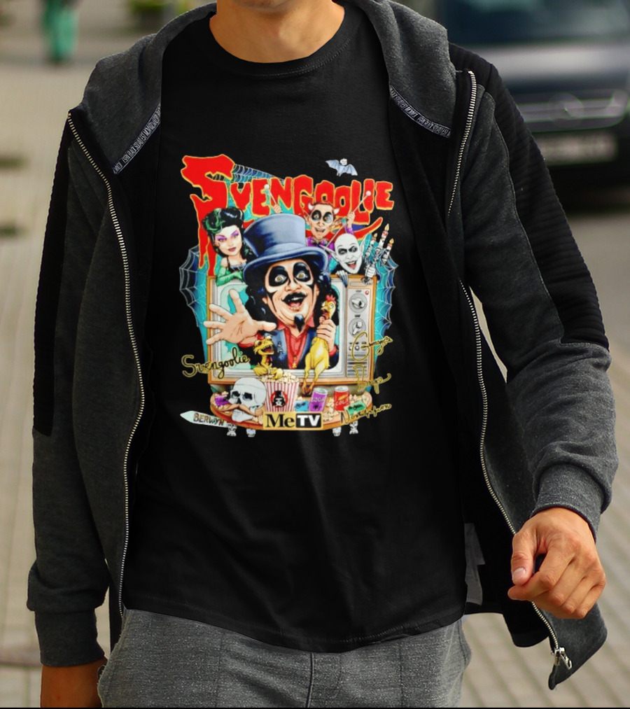 Svengoolie Berwyn MeTV Horror Characters And Spooky Fun T-Shirt