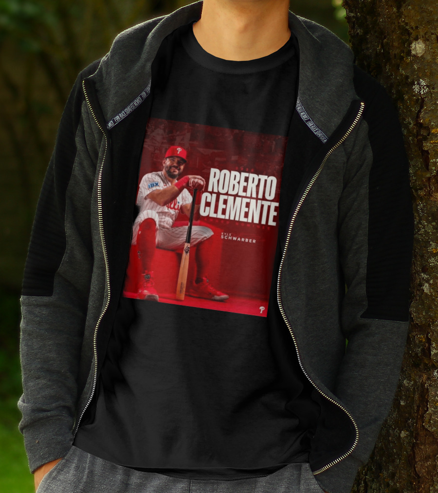 2026 Kyle Schwarber Roberto Clemente Award Nominee Phillies Baseball Recognition T-Shirt