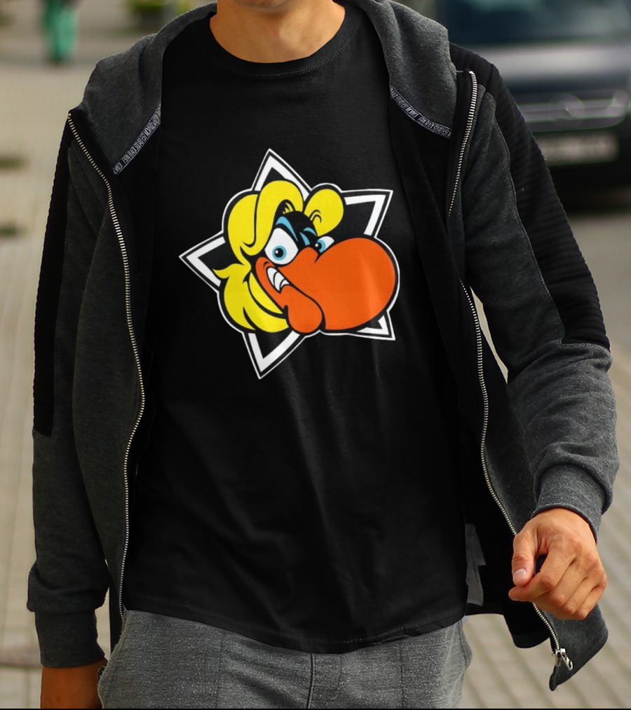 Looney Tunes Foghorn Leghorn Star Cartoon Character Face T-Shirt