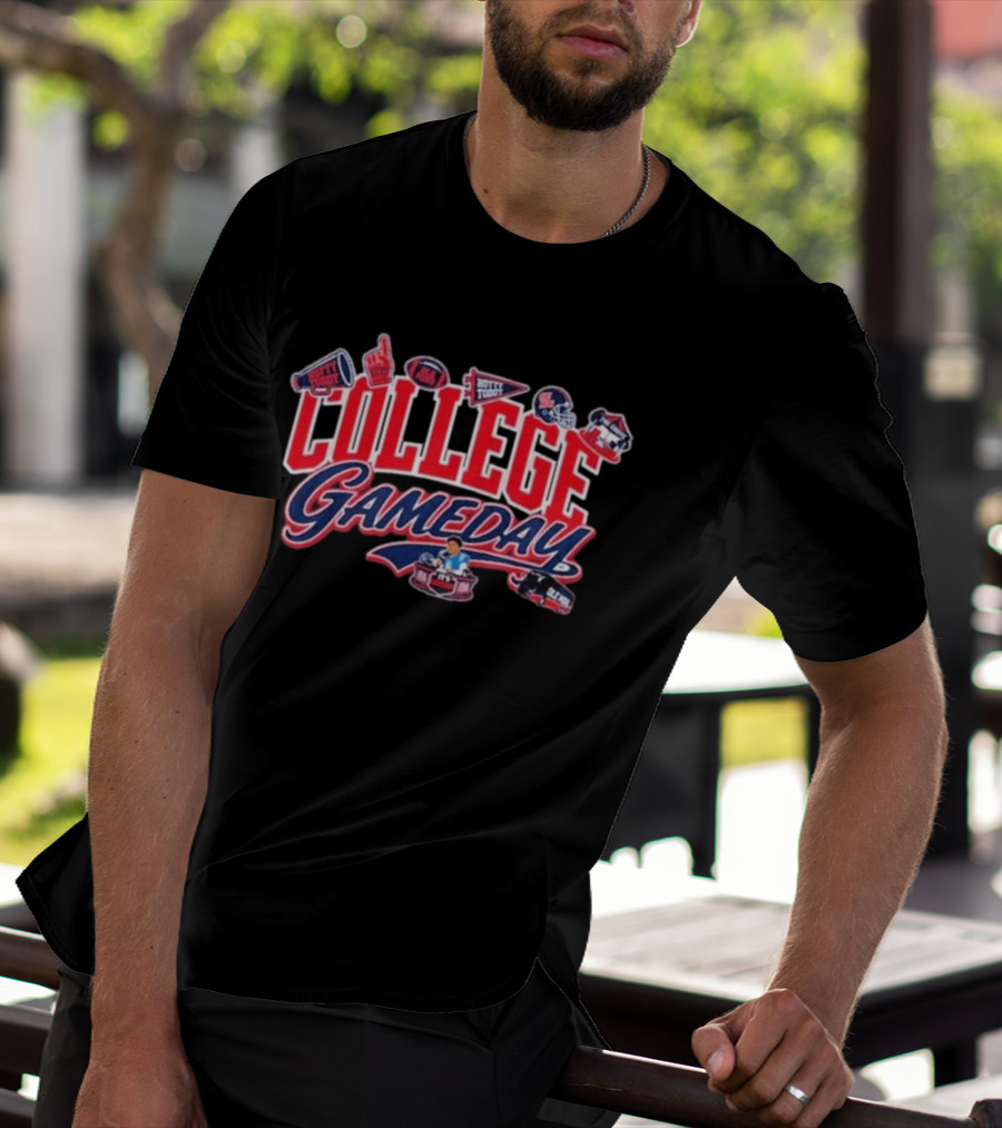 College Gameday Ole Miss September 19 2026 Football Tailgate Party T-Shirt