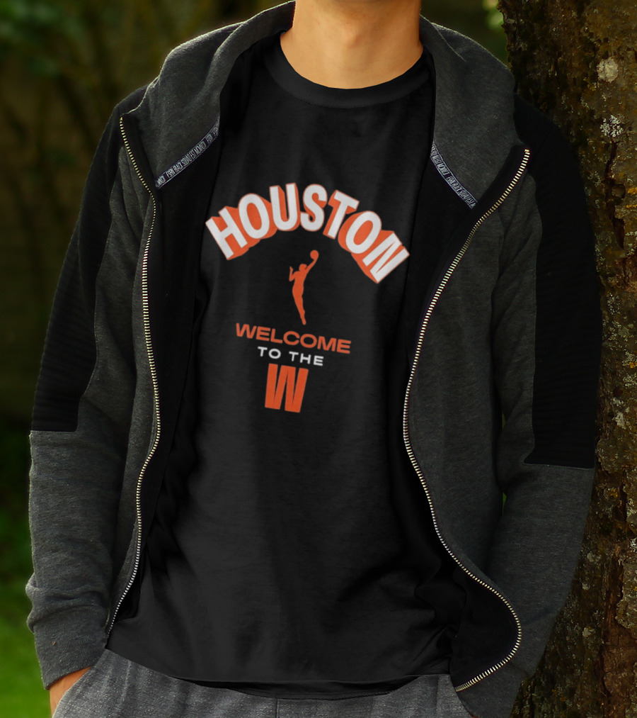 Houston Welcome To The W WNBA Basketball Player T-Shirt