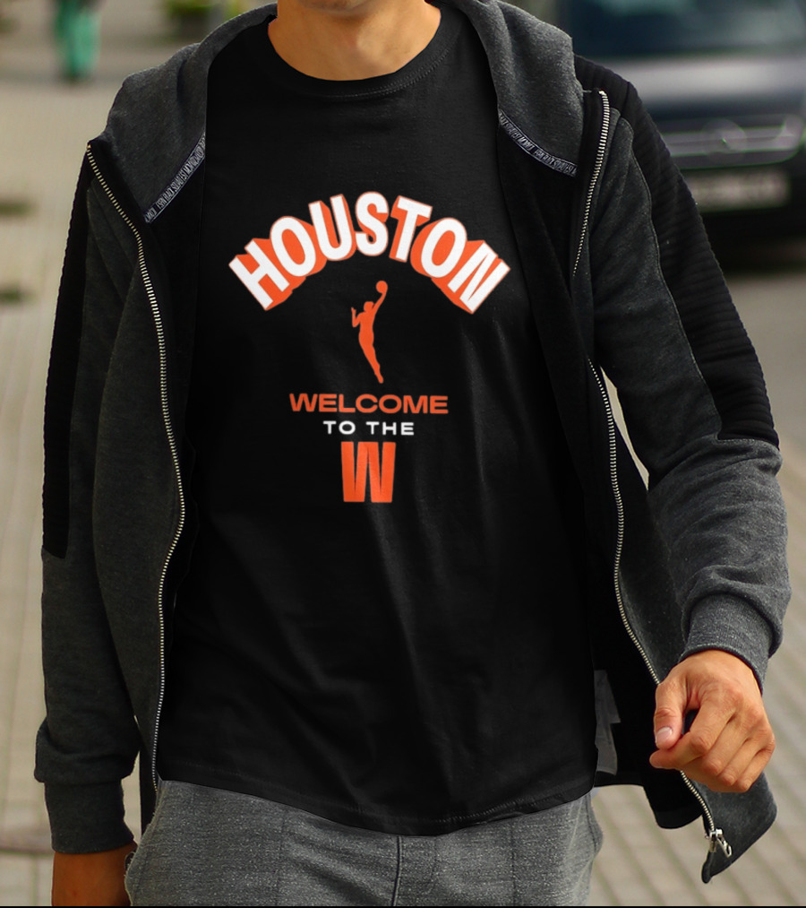 Houston Welcome To The W WNBA Basketball Player T-Shirt