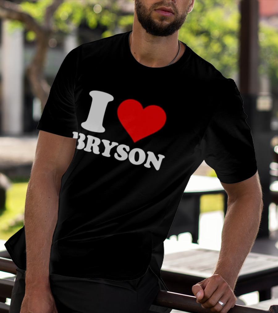 PGA Tour I Love Bryson Golf Professional Golfer T-Shirt