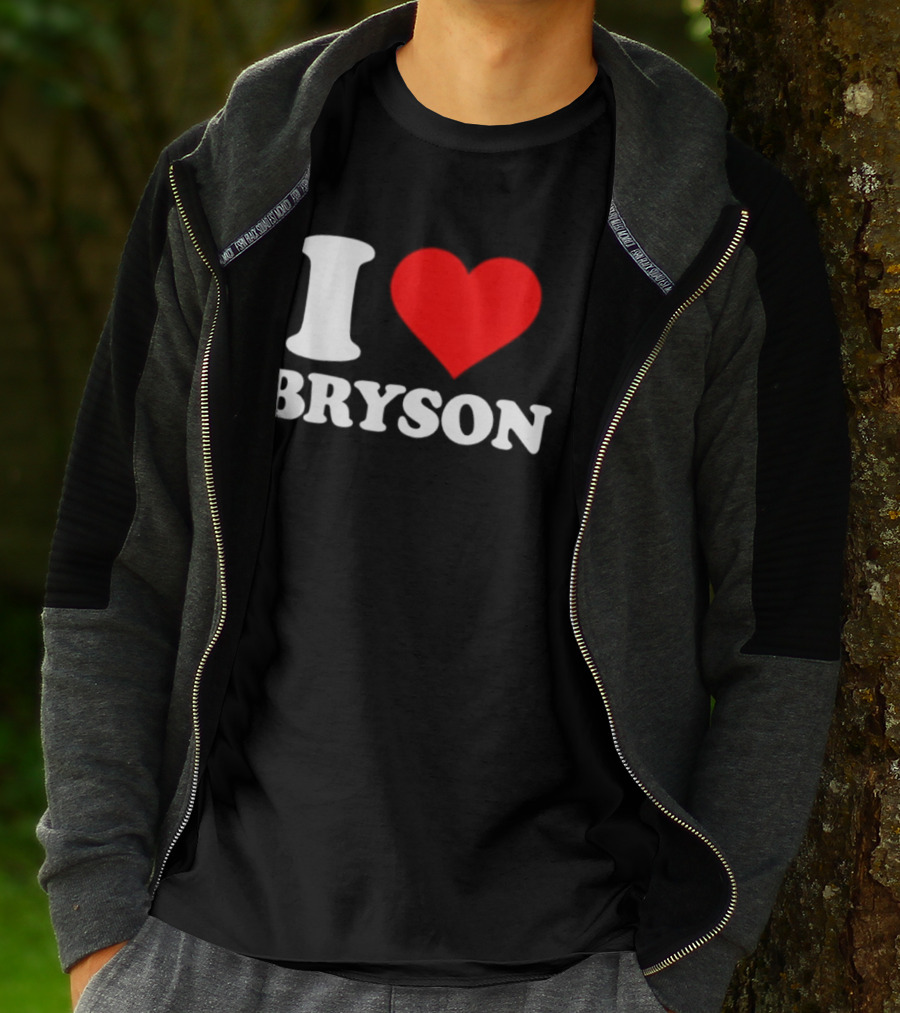 PGA Tour I Love Bryson Golf Professional Golfer T-Shirt