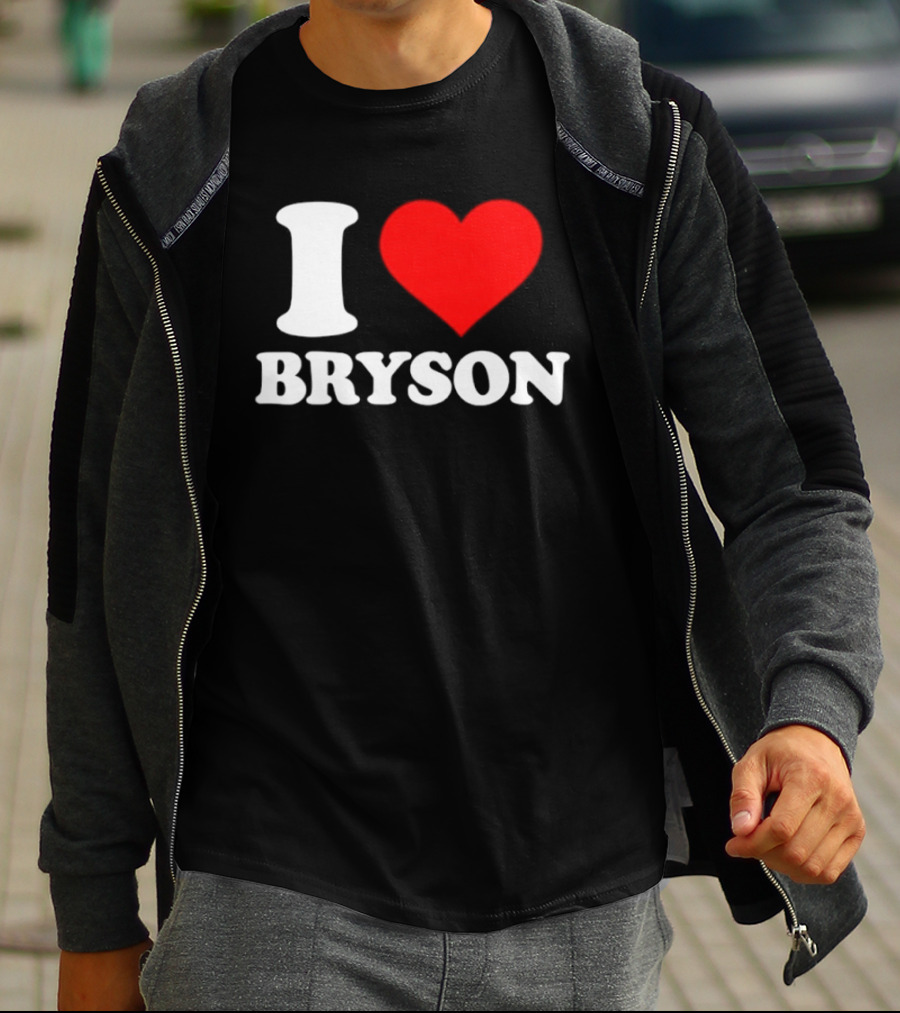 PGA Tour I Love Bryson Golf Professional Golfer T-Shirt