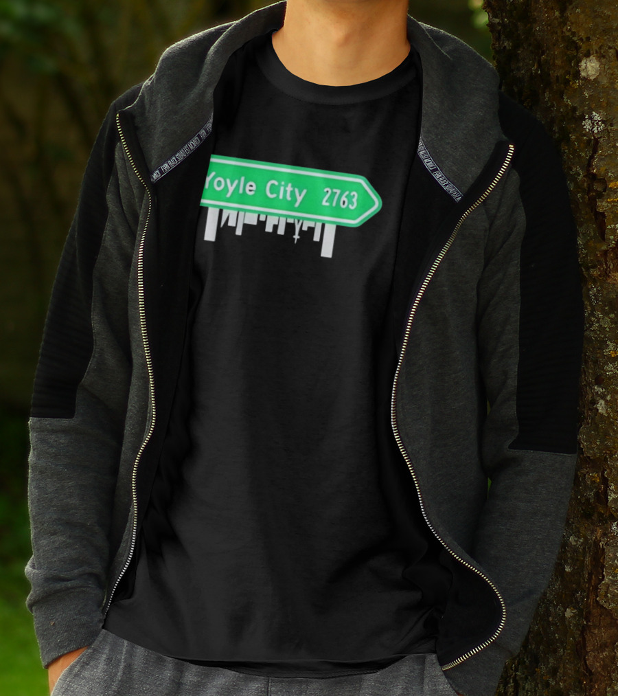 Yoyle City 2763 Road Sign Battle For Dream Island Series T-Shirt