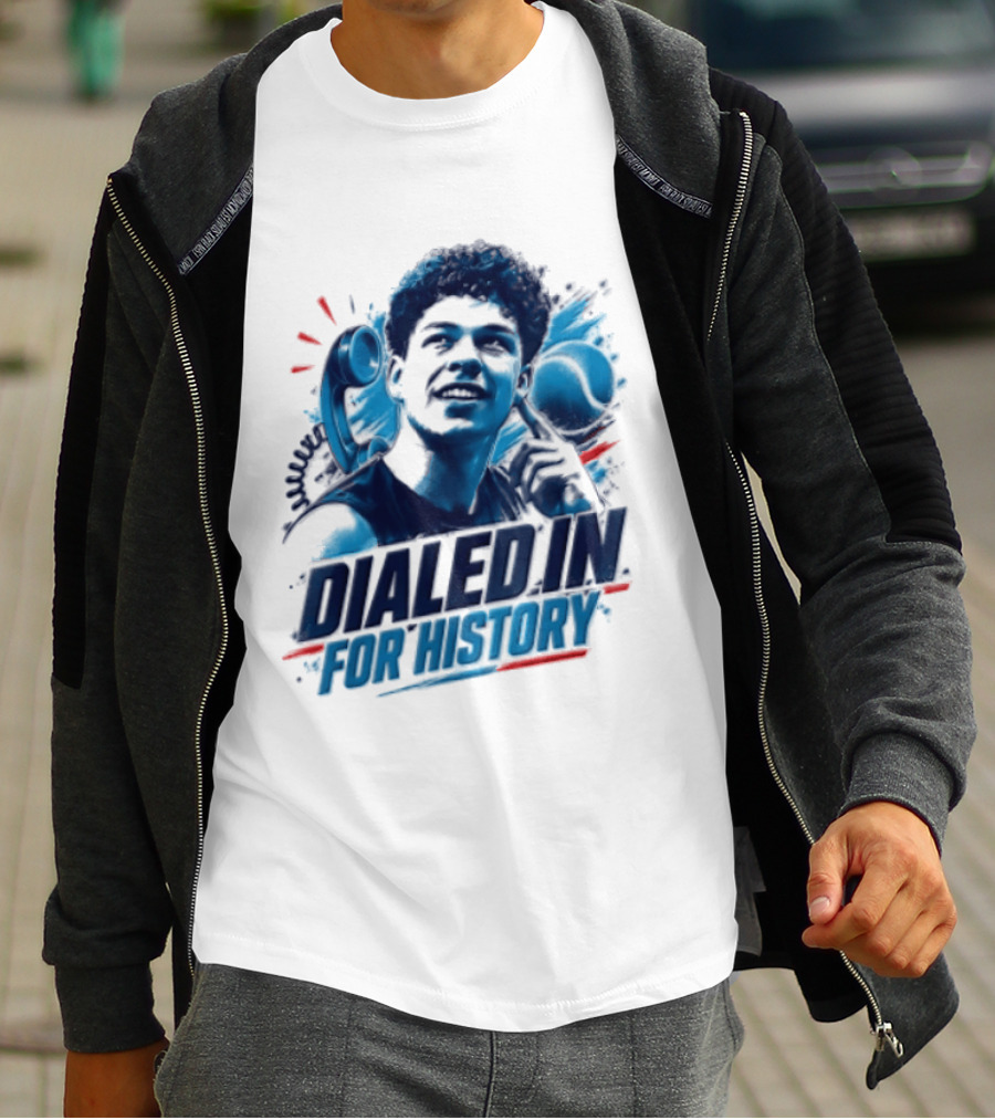Ben Shelton Dialed In For History Tennis US Open T-Shirt