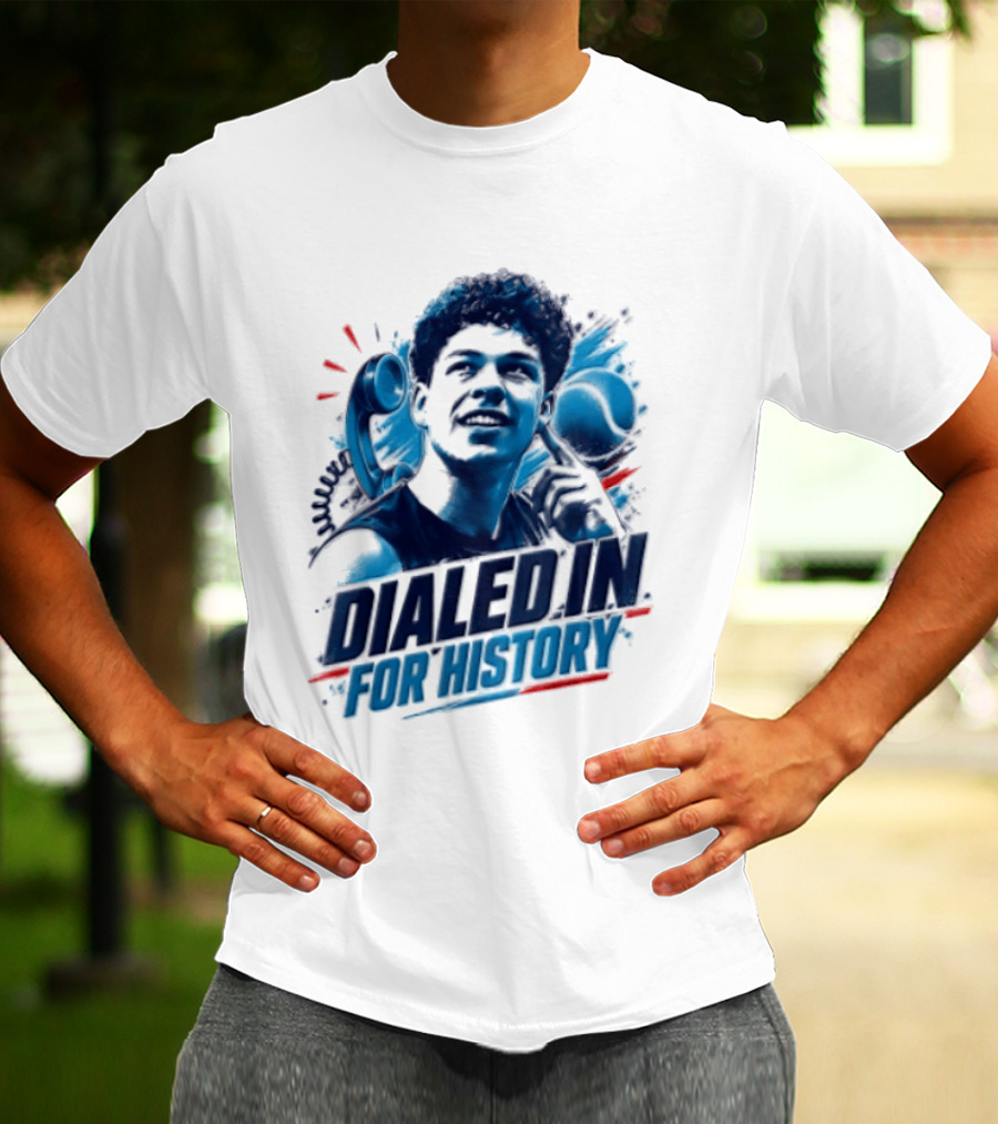 Ben Shelton Dialed In For History Tennis US Open T-Shirt
