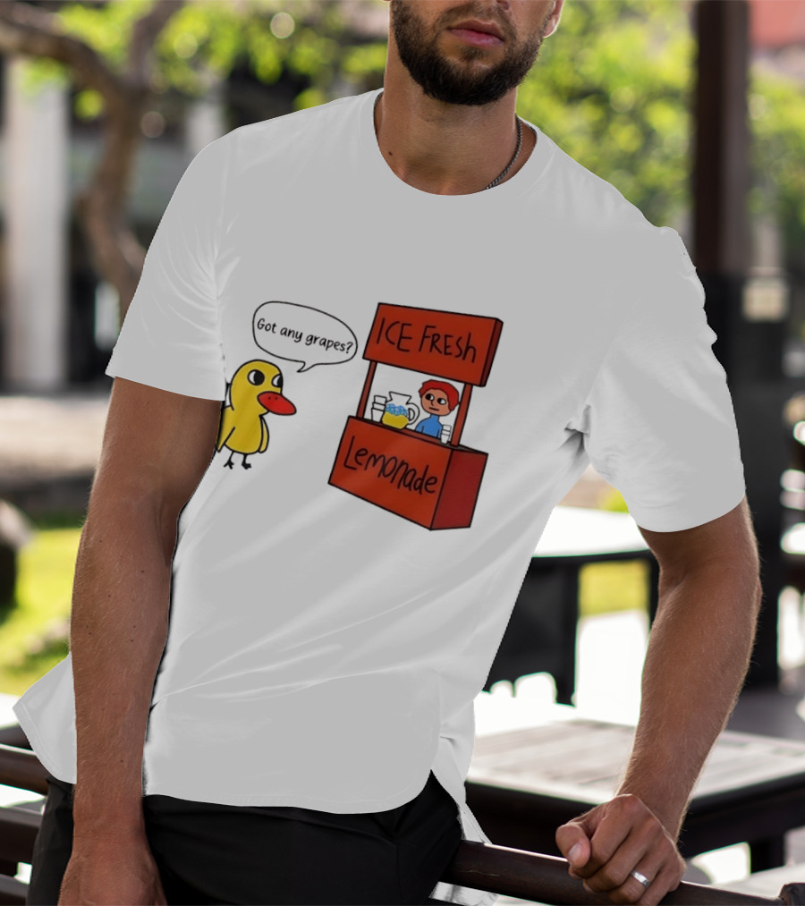 Got Any Grapes Duck Ice Fresh Lemonade Stand T-Shirt