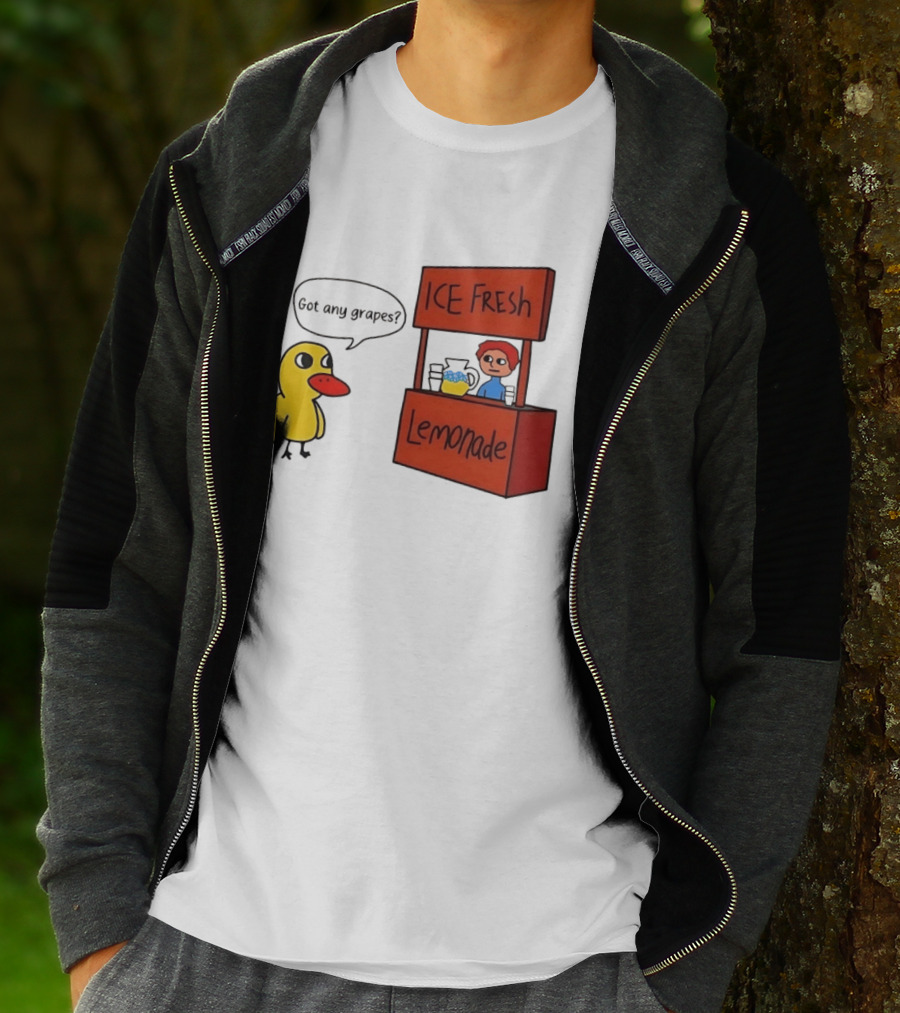 Got Any Grapes Duck Ice Fresh Lemonade Stand T-Shirt