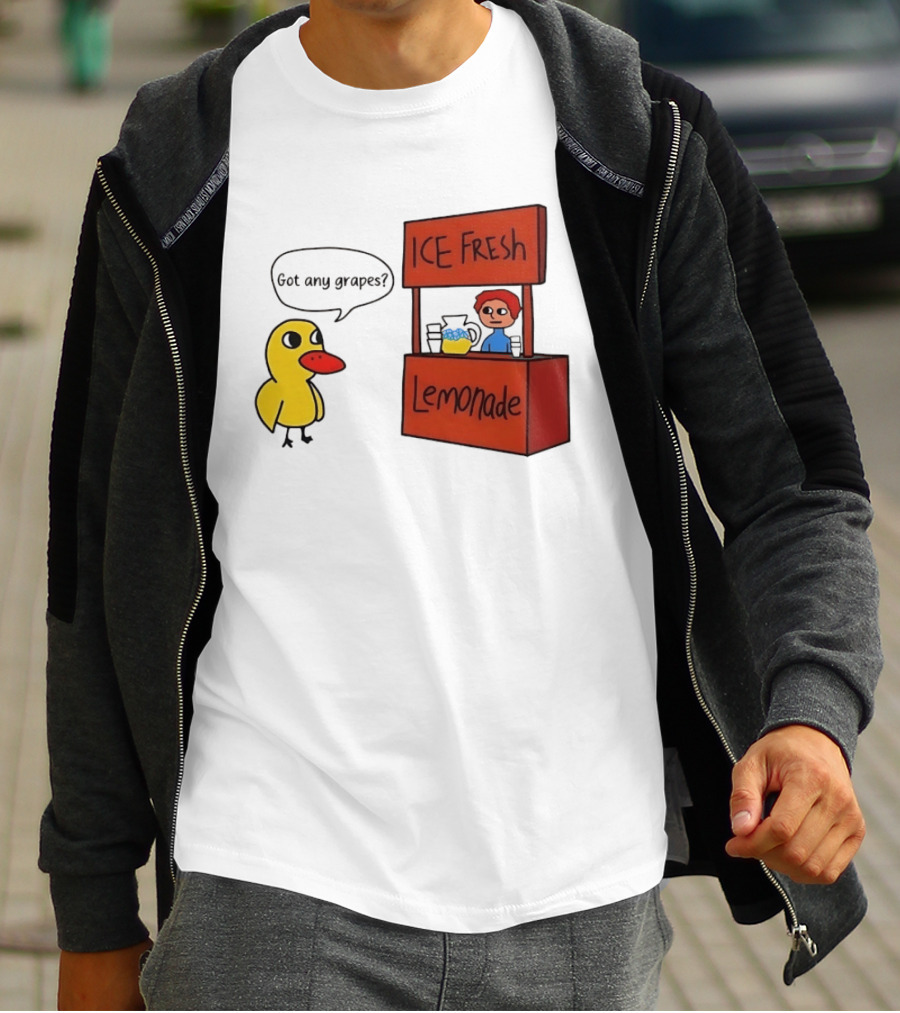 Got Any Grapes Duck Ice Fresh Lemonade Stand T-Shirt