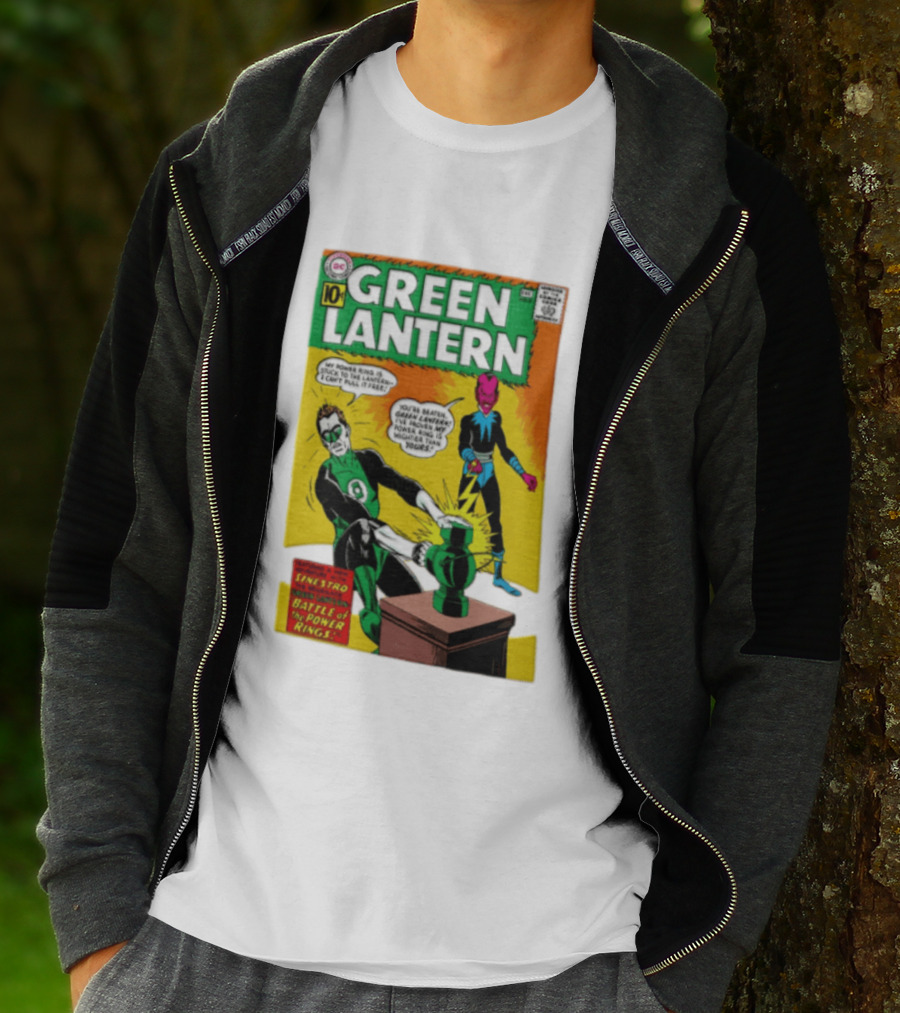 Green Lantern Sinestro Battle Of The Power Rings Comic Cover DC Comics T-Shirt