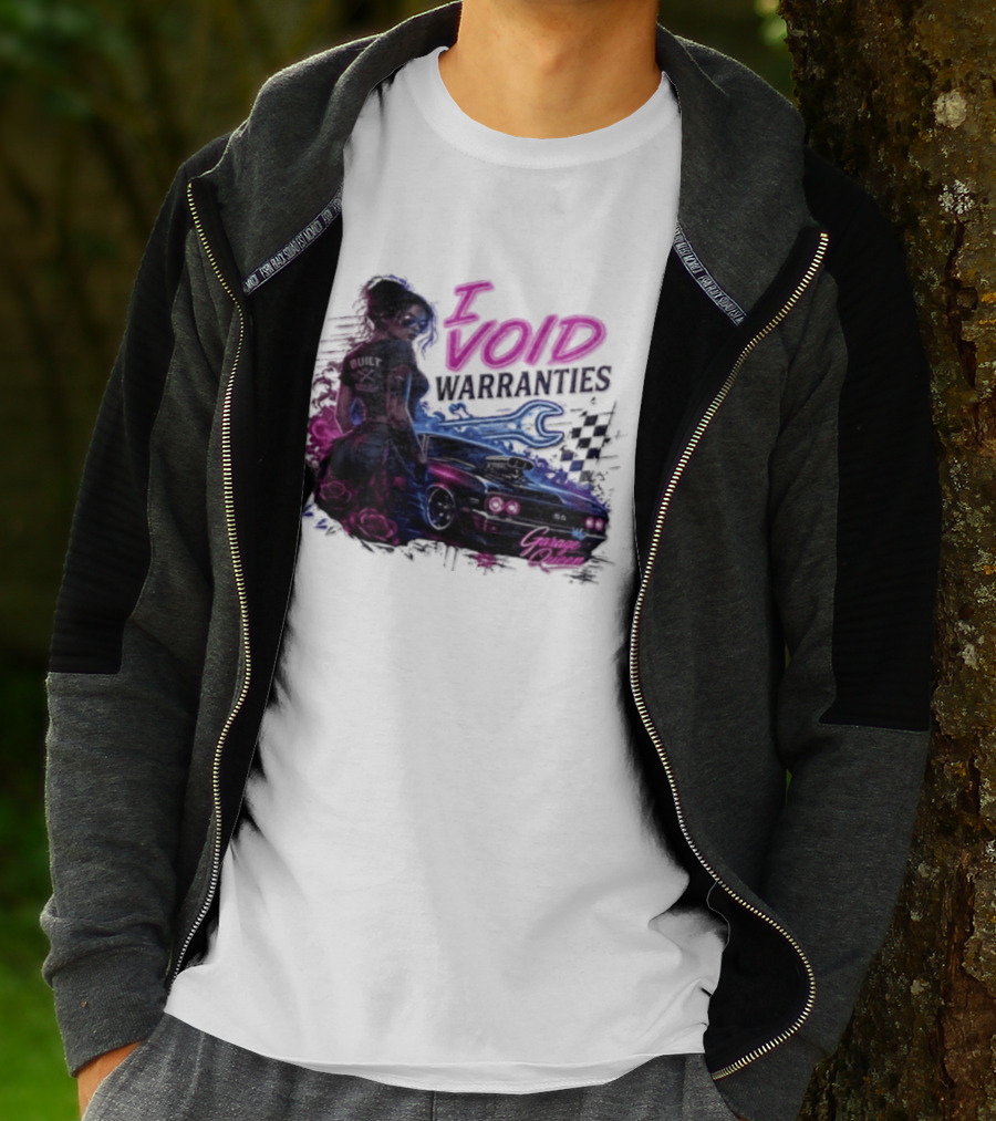 I Void Warranties Garage Queen Car Mechanic T-Shirt