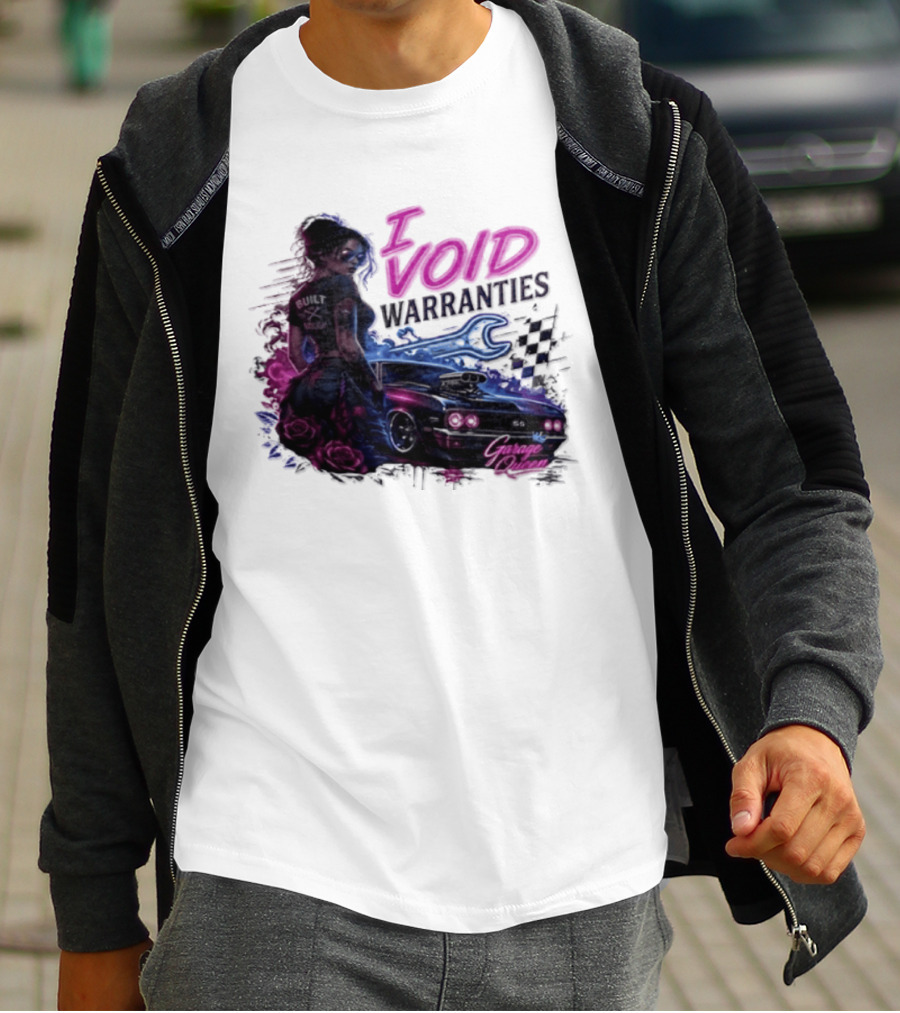 I Void Warranties Garage Queen Car Mechanic T-Shirt
