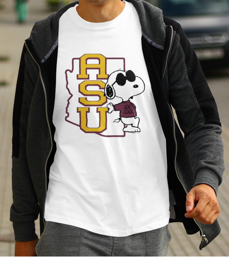 ASU Joe Cool Snoopy Arizona State University T-Shirt