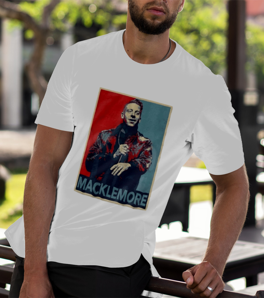 Macklemore Music Icon Red Blue T-Shirt